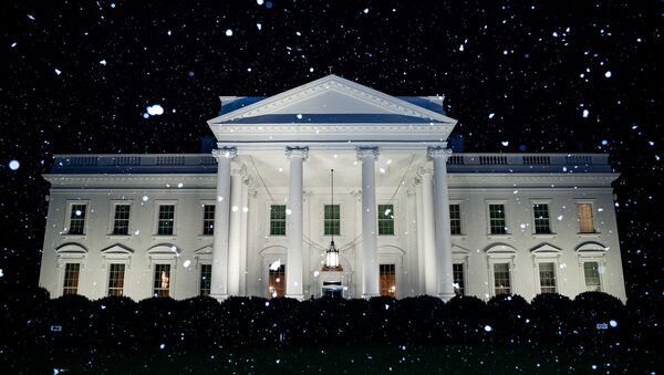 Snowfall at the White House - Sputnik International