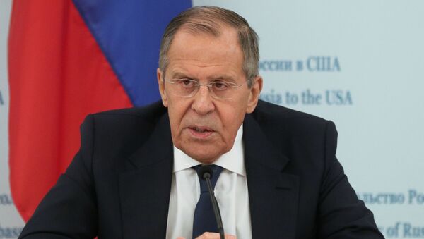 Russian Foreign Minister Sergey Lavrov during a press conference on a visit to the US on 10 December, 2019 - Sputnik International
