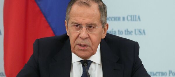 Russian Foreign Minister Sergey Lavrov during a press conference on a visit to the US on 10 December, 2019 Russian Foreign Minister Sergey Lavrov during a press conference on a visit to the US on 10 December, 2019 - Sputnik International