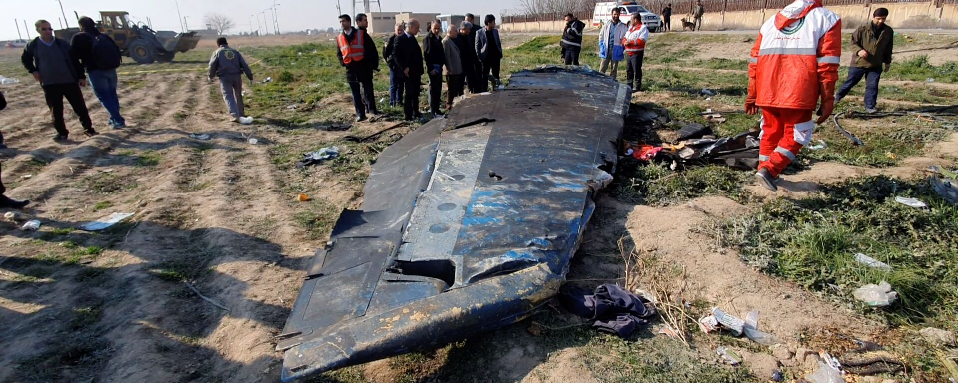 General view of the debris of the Ukraine International Airlines, flight PS752, Boeing 737-800 plane that crashed after take-off from Iran's Imam Khomeini airport, on the outskirts of Tehran, Iran January 8, 2020 - Sputnik International, 1920, 14.01.2020
