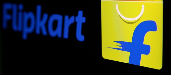 The logo of India's e-commerce firm Flipkart is seen in this illustration picture taken January 29, 2019 The logo of India's e-commerce firm Flipkart is seen in this illustration picture taken January 29, 2019 - Sputnik International