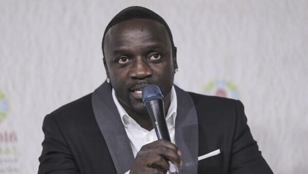 Akon, international music star and Co-Founder of Akon Lighting Africa - Sputnik International