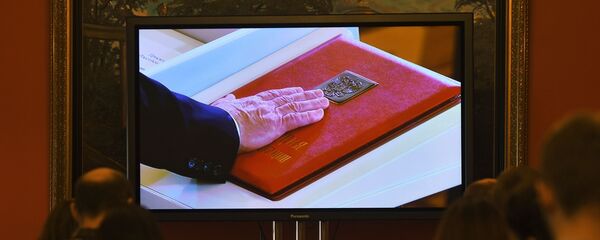 The video production of the inaugural ceremony of Russian President Vladimir Putin, at the Kremlin Press Center - Sputnik International