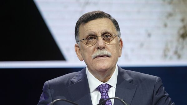Fayez Al-sarraj, Prime Minister, Government Of National Accord Of Libya, speaks onstage during the 2019 Concordia Annual Summit - Day 1 at Grand Hyatt New York on September 23, 2019 in New York City.  - Sputnik International