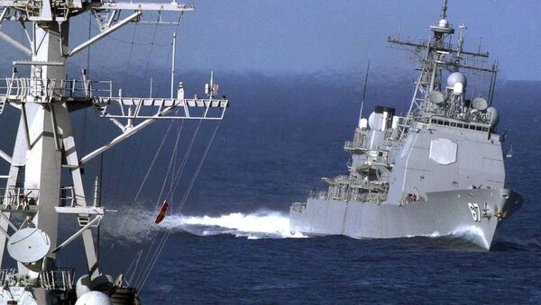 The guided missile cruiser USS Shiloh (CG 67) - Sputnik International