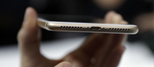 The lightning port of an iPhone 7 - Sputnik International