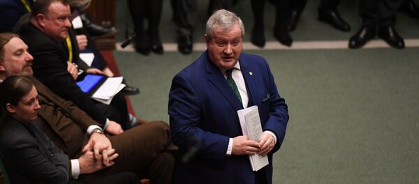 The Scottish National Party's Westminster leader Ian Blackford speaks during Prime Minister's Questions session in the House of Commons, in London, Britain January 8, 2020. - Sputnik International
