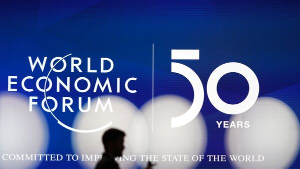 Logo of the World Economic Forum in Davos - Sputnik International