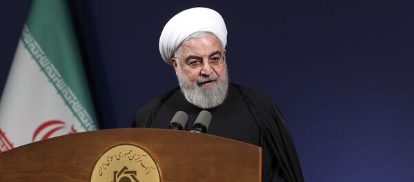 In this photo released by the official website of the office of the Iranian Presidency, President Hassan Rouhani speeches before the heads of banks, in Tehran, Iran, Thursday, Jan. 16, 2020 In this photo released by the official website of the office of the Iranian Presidency, President Hassan Rouhani speeches before the heads of banks, in Tehran, Iran, Thursday, Jan. 16, 2020 - Sputnik International
