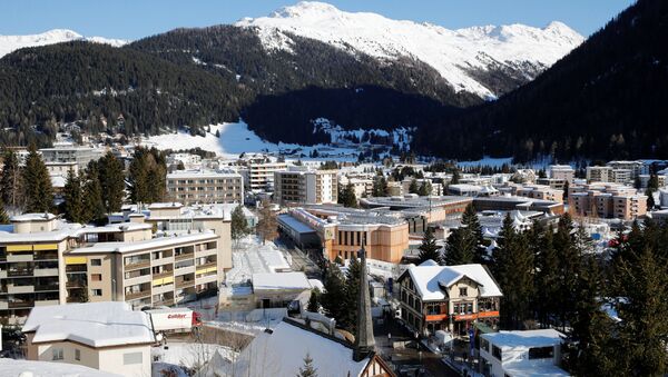 A general view shows the the congress center, the venue of the World Economic Forum (WEF) and the Alpine resort of Davos, Switzerland January 22, 2020 - Sputnik International