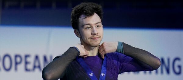 Russian Figure Skater Dmitri Aliev at Graz 2020 Russian Figure Skater Dmitri Aliev at Graz 2020 - Sputnik International