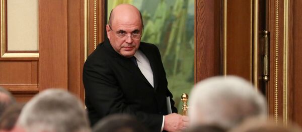 Russian Prime Minister Mikhail Mishustin arrives for a meeting with members of the government in Moscow, Russia January 21, 2020 - Sputnik International