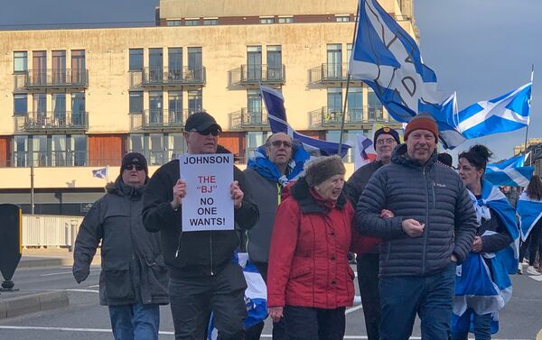 Freedom March for Scottish Independence in Inverness, the Scottish Highlands - Sputnik International
