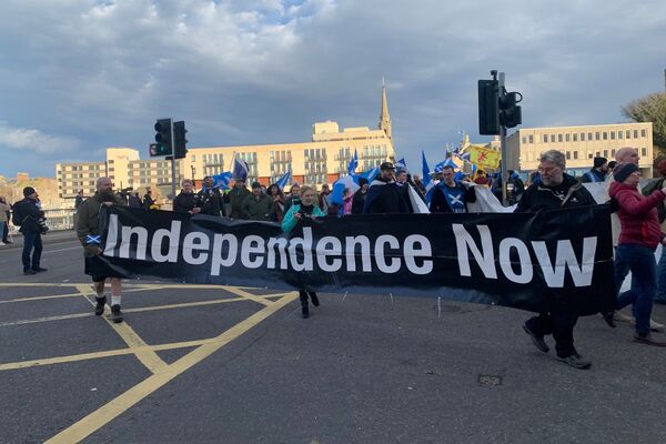 Freedom March for Scottish Independence in Inverness, the Scottish Highlands - Sputnik International