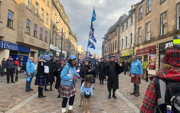 Freedom March for Scottish Independence in Inverness, the Scottish Highlands - Sputnik International