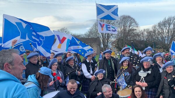 Freedom March for Scottish Independence in Inverness, the Scottish Highlands - Sputnik International