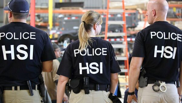 U.S. Immigration and Customs Enforcement's (ICE) Homeland Security Investigations (HSI) officers - Sputnik International
