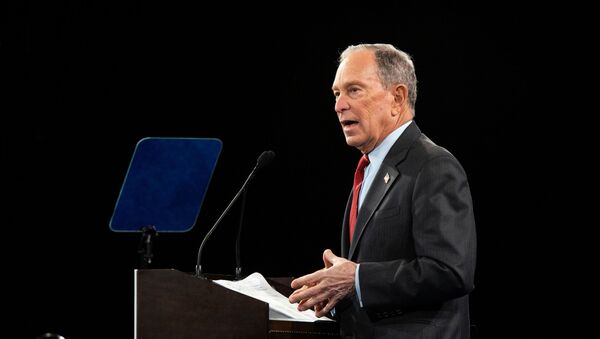 Democratic U.S. presidential candidate Mike Bloomberg delivers a speech during the campaign event Women for Mike in the Manhattan borough of New York City, New York, U.S., January 15, 2020 - Sputnik International