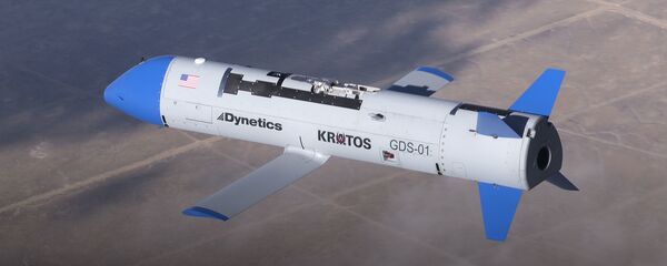 X-61A Gremlins air vehicle during a flight test at Dugway Proving Ground, Utah, November 2019 X-61A Gremlins air vehicle during a flight test at Dugway Proving Ground, Utah, November 2019 - Sputnik International