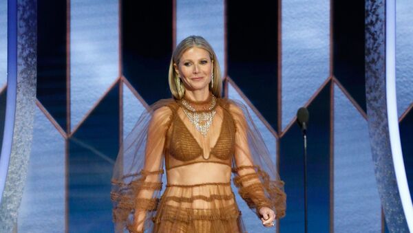77th Golden Globe Awards - Show - Beverly Hills, California, U.S., January 5, 2020 - Gwyneth Paltrow on stage. - Sputnik International
