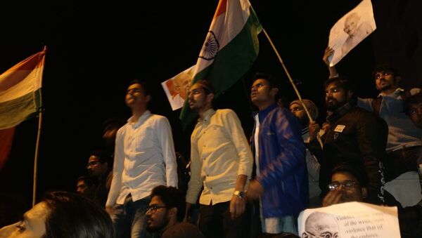 Anti-CAA protest march in Delhi, 30 January - Sputnik International