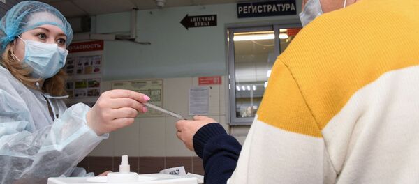 Quarantine control in a Russian clinic - Sputnik International