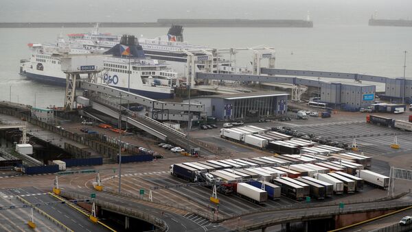 A general view shows the port on Brexit day, in Dover, Britain January 31, 2020 - Sputnik International