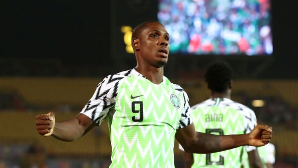 Nigeria's Odion Ighalo celebrates scoring their first goal - Sputnik International