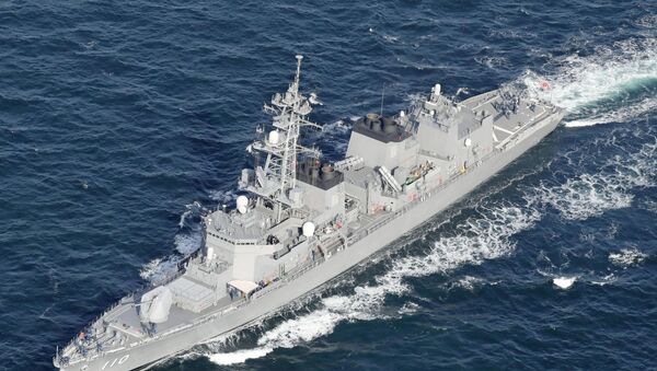 Japan Maritime Self-Defense Force (JMSDF) destroyer Takanami sails off Yokosuka, Japan - Sputnik International