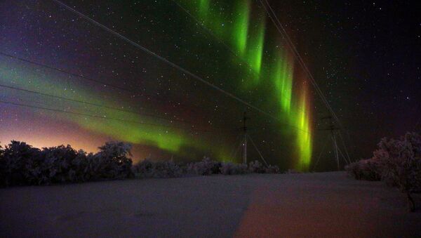 The northern lights in the Murmansk Oblast, Russia - Sputnik International