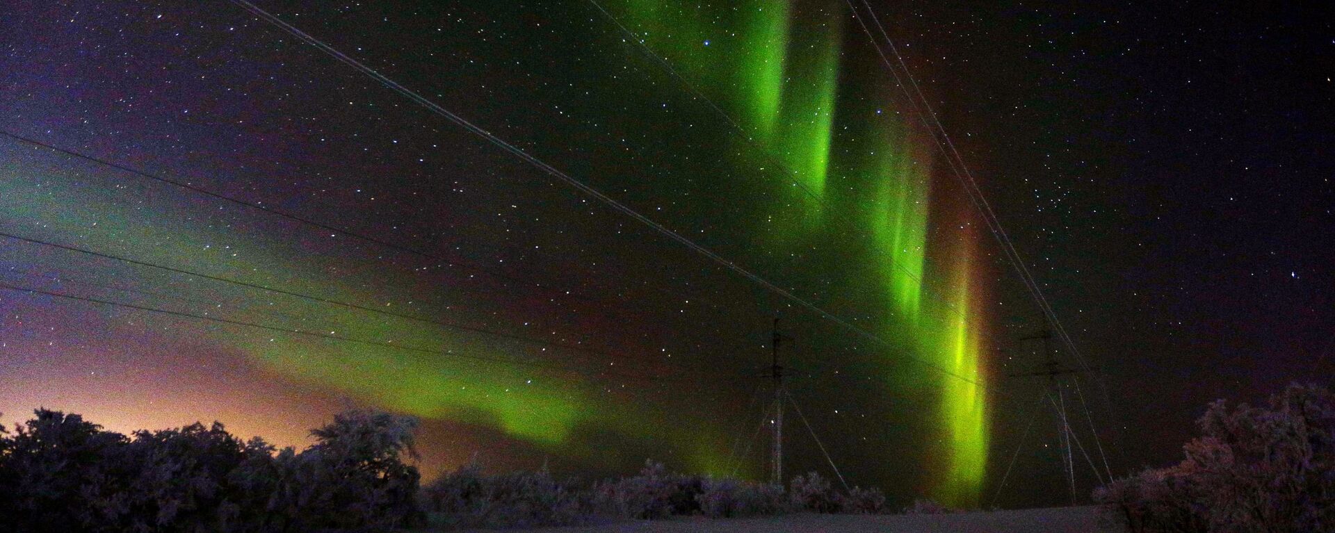The northern lights in the Murmansk Oblast, Russia - Sputnik International, 1920, 08.06.2021