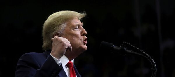 US President Donald Trump at Drake University in Des Moines, Iowa US President Donald Trump at Drake University in Des Moines, Iowa - Sputnik International