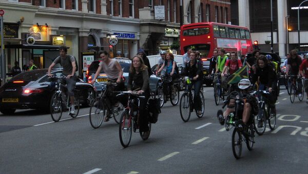 cycling in london - Sputnik International