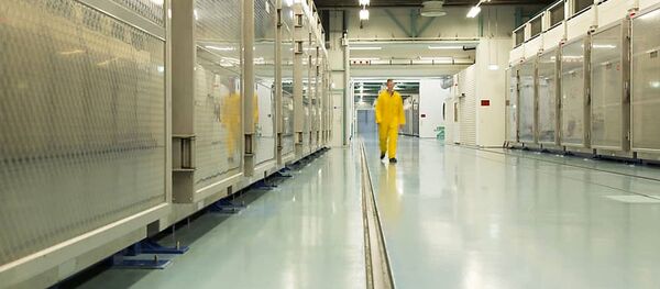 A handout picture released by Iran's Atomic Energy Organization on November 6, 2019, shows the interior of the Fordo (Fordow) Uranium Conversion Facility in Qom, in the north of the country - Sputnik International
