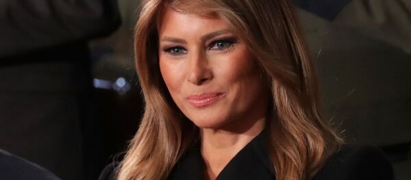 First lady Melania Trump listens to US President Donald Trump's State of the Union address to a joint session of the U.S. Congress in the House Chamber of the US Capitol in Washington, 4 February 2020 - Sputnik International