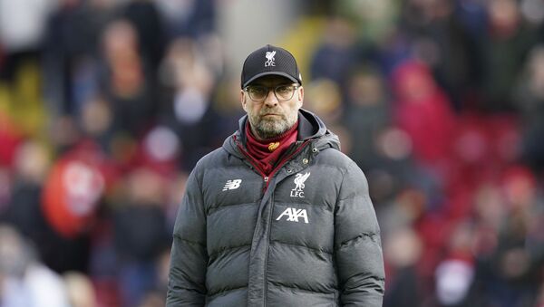 Liverpool's manager Jurgen Klopp prior the start of the English Premier League soccer match between Liverpool and Southampton at Anfield Stadium, Liverpool, England, Saturday, February 1, 2020 - Sputnik International