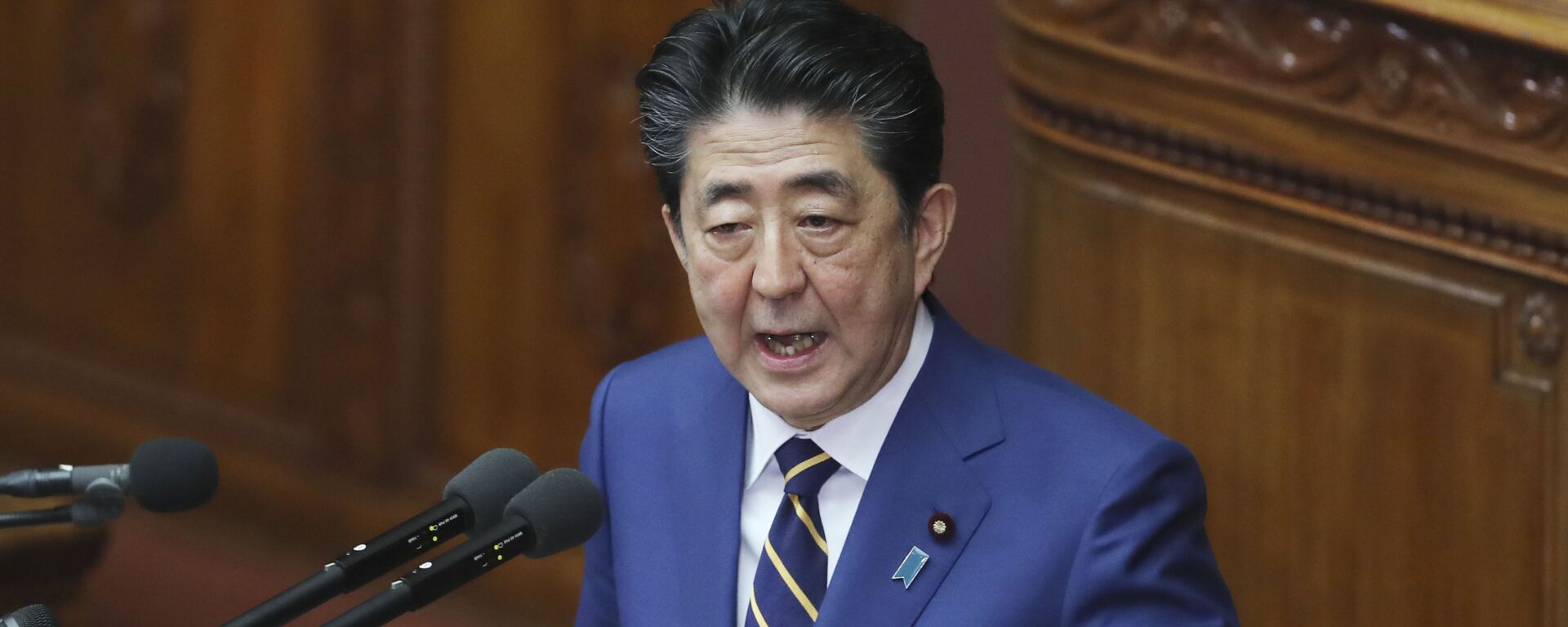 Japanese Prime Minister Shinzo Abe in Tokyo - Sputnik International, 1920, 08.07.2022