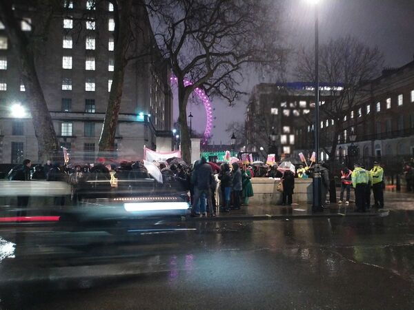 'No Charter Flights!': Demonstrators Denounce 'Racist' Deportations, Block Traffic Outside Number 10 'No Charter Flights!': Demonstrators Denounce 'Racist' Deportations, Block Traffic Outside Number 10 - Sputnik International