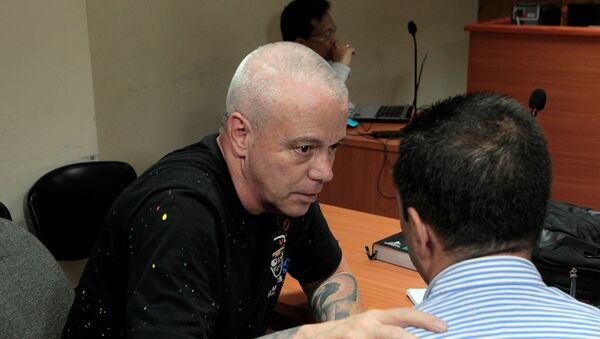  Jhon Jairo Velasquez, known as Popeye Sicario in the service of drug lord Pablo Escobar, before appearing before a judge after being captured in Medellín,  Colombia May 25, 2018 - Sputnik International