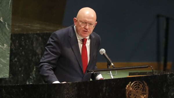 Russian ambassador to the United Nations Nebenzia Vassily - Sputnik International
