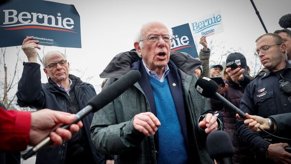 Democratic U.S. presidential candidate Senator Bernie Sanders - Sputnik International