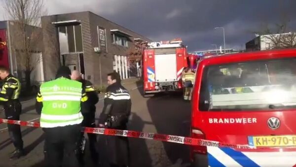 Police  and the fire brigade are investigating after explosion letter package in post sorting center  Kerkrade  - Sputnik International