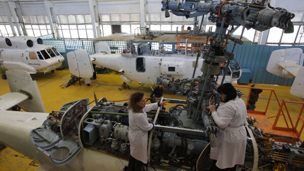 Assembly shop of Kumertau aircraft manufacturing plant - Sputnik International