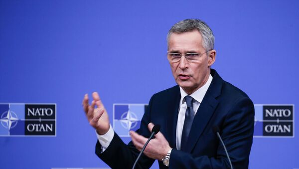 NATO Secretary General Jens Stoltenberg holds a press conference during a NATO Defence ministers' meeting in Brussels on February 13, 2020.  - Sputnik International