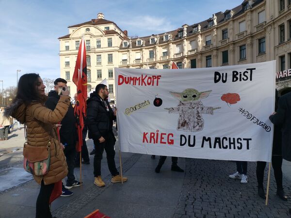 Photo: Peace Activists Rally Against Munich Security Conference 'Warmongers' in Bavarian Capital - Sputnik International