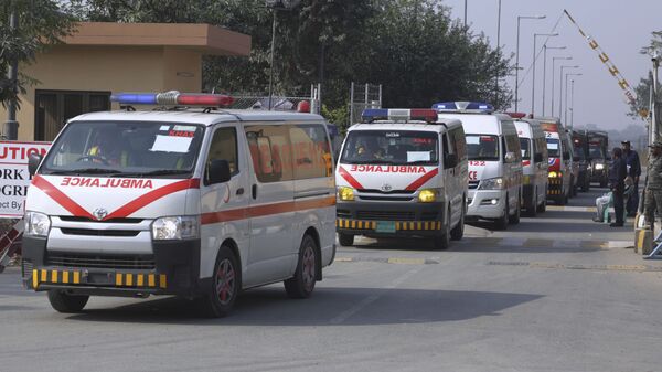 A convey of ambulances , Pakistan (File) - Sputnik International