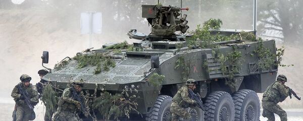 NATO soldiers of Croatia at the Training Range in Pabrade, Lithuania NATO soldiers of Croatia at the Training Range in Pabrade, Lithuania - Sputnik International