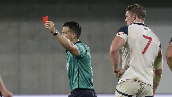 Referee Shows a Red Card  - Sputnik International