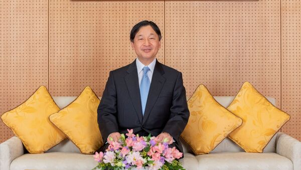 Japan's Emperor Naruhito poses for a photo at their residence in Tokyo, Japan, February 12, 2020, ahead of the Emperor's 60th birthday on February 23, in this handout photo provided by the Imperial Household Agency of Japan.  - Sputnik International