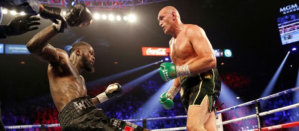 Action from Tyson Fury's second fight with Deontay Wilder Action from Tyson Fury's second fight with Deontay Wilder - Sputnik International